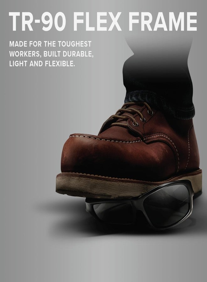 ليفت سيفتي نظارات أمان LIFT Safety Bold | عدسات من البولي كربونات | إطار خفيف الوزن من مادة TR-90 | أسود/شفاف - Image 3