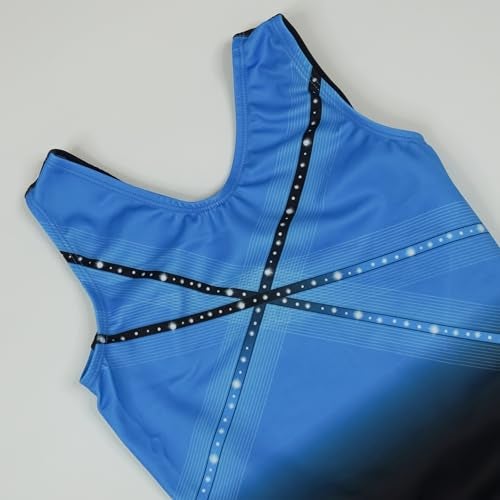 GK Glitz & Glam Gymnastics Leotard - Adult Extra Small,blue - Image 5