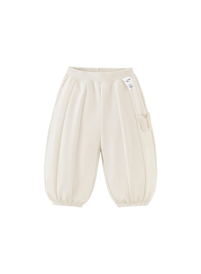 Minibala Girls Baby Long Pants Spring Soft Skin-friendly Lightweight Butterfly Cute Pants  Spring New Arrival - Image 3