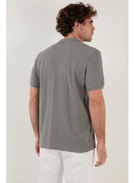 Buratti Cotton Buttoned Regular Fit Polo T Shirt Men's Polo 5902127  - Image 5