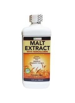 elp essential Extracto de Malta Con Hemoglobina Fortificado con Hierro 16oz (450ml)  - Image 2