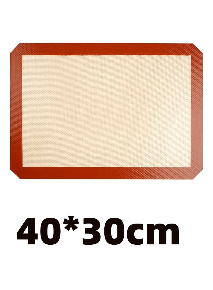 High Quality Non-stick Silicone Baking mat/sheet, Cream Color 40*30cm - Image 1