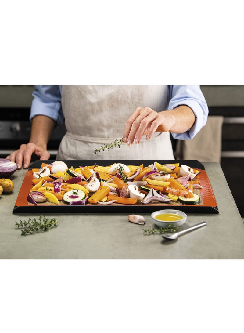 High Quality Non-stick Silicone Baking mat/sheet, Cream Color 40*30cm - Image 3