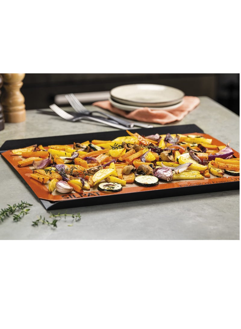 High Quality Non-stick Silicone Baking mat/sheet, Cream Color 40*30cm - Image 2