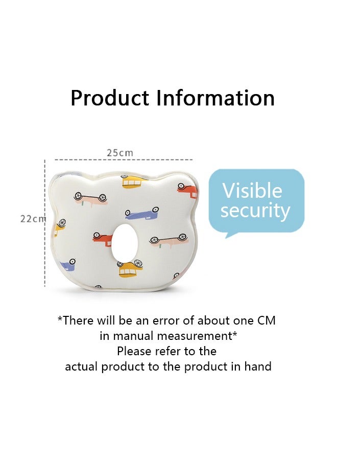 HaveDream Newborn Head Pillow, Baby Anti-Tilt Head Shaping Pillow - Baby Head Shape Correction Artifact - Image 2