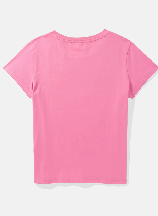امريكان ايجل Graphic Crew Neck T-Shirt