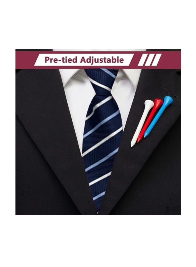 أوزيغالور ستة علاقات رجالية قابلة للتعديل بالسحاب، علاقة عنق رسمية للأعمال، علاقة بلسماعة، تصميمات مختلفة لحفلات الزفاف والمناسبات. - Image 4