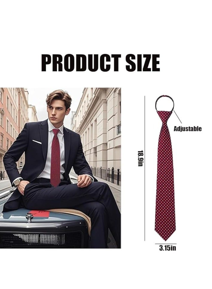 أوزيغالور ستة علاقات رجالية قابلة للتعديل بالسحاب، علاقة عنق رسمية للأعمال، علاقة بلسماعة، تصميمات مختلفة لحفلات الزفاف والمناسبات. - Image 2