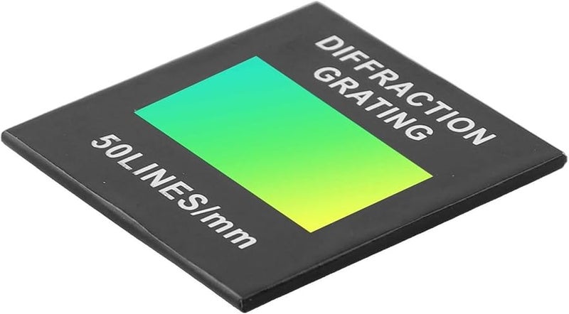 Holographic Transmission Diffraction Grating Sheet 50 Lines 50X50mm For Spectrophotometer Optical Teaching Experiments 200 2000nm Color 50 - Image 3