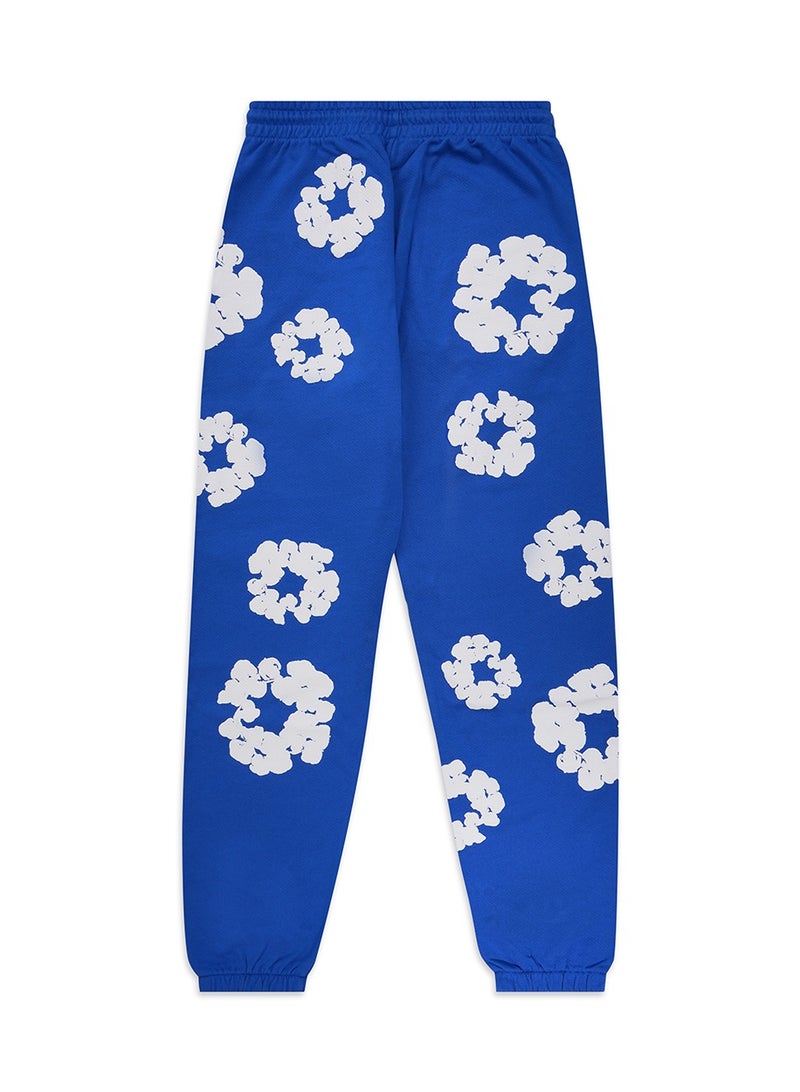 Denim Tears The Cotton Wreath Sweatpants Royal Blue - Image 2