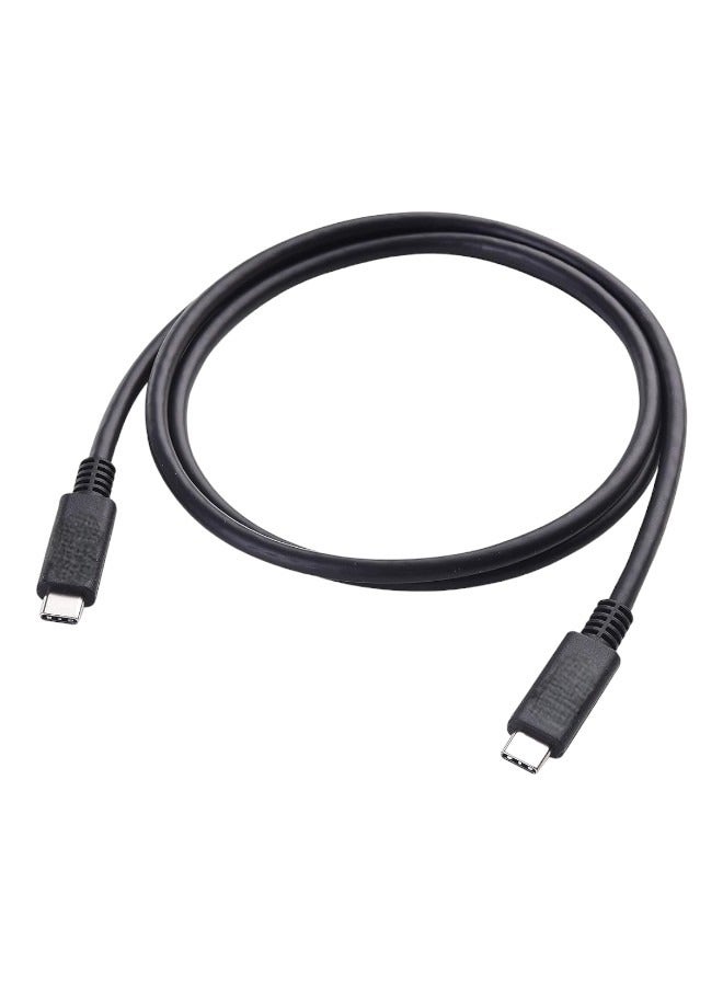 Braided USB-C Cable (USB-C to USB-A Cable USB Type-C Cable for Samsung, Pixel, iPad Pro, Nintendo Switch and More) - 1.8 Meter, Black - Image 1