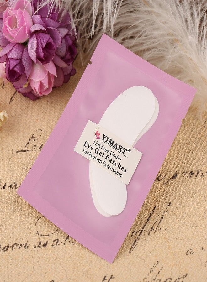 Yimart Professional Lint Free Under Eye Gel Pad Patches Eyelash Extensions 50 Pairs - Image 3