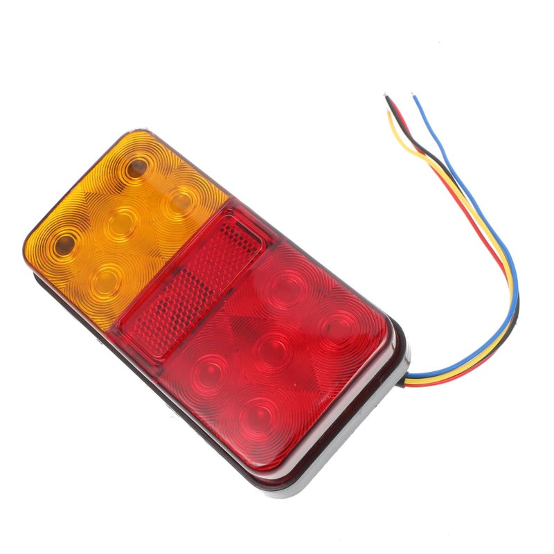 24V LED Tail Lights Kit Red Marker Lights For Trucks And Trailers - Image 2