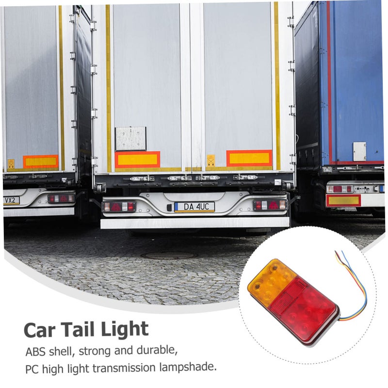 24V LED Tail Lights Kit Red Marker Lights For Trucks And Trailers - Image 4