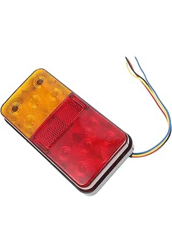 24V LED Tail Lights Kit Red Marker Lights For Trucks And Trailers - Image 1