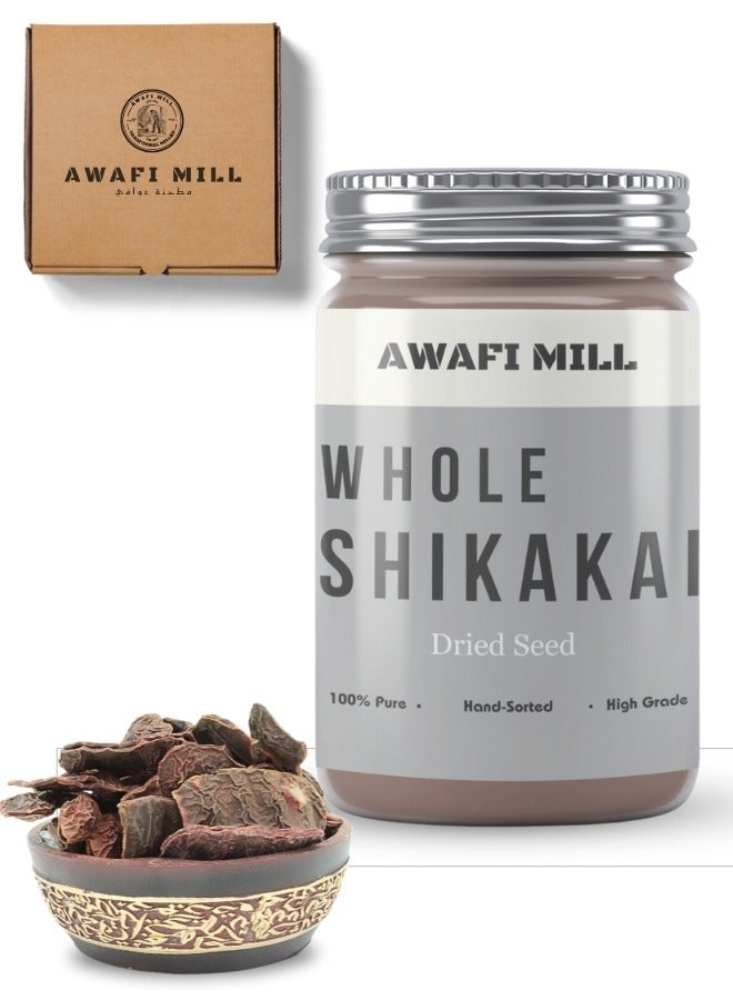 Awafi Mill Natural Shikakai Whole Mahrokiya | Acacia concinna - Image 1