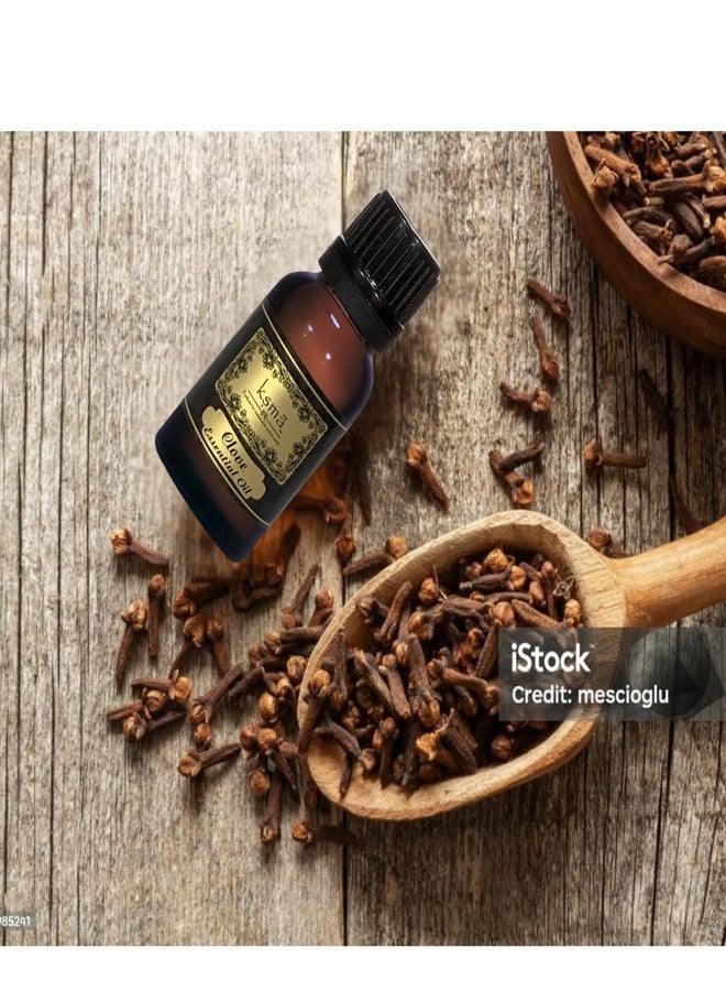 Ksma Clove Oil 15ml Premium Grade, Cold Pressed for Hair, Face, Skin, Moisturizes, Soothes Dryness, Aromatherapy, Makeup Remover (Without Dropper) - Image 3