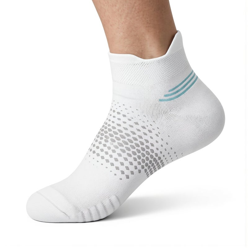 Athletic Socks for Running Gym Walking Training 33-41 Non Slip 6 Pairs Black - Image 5