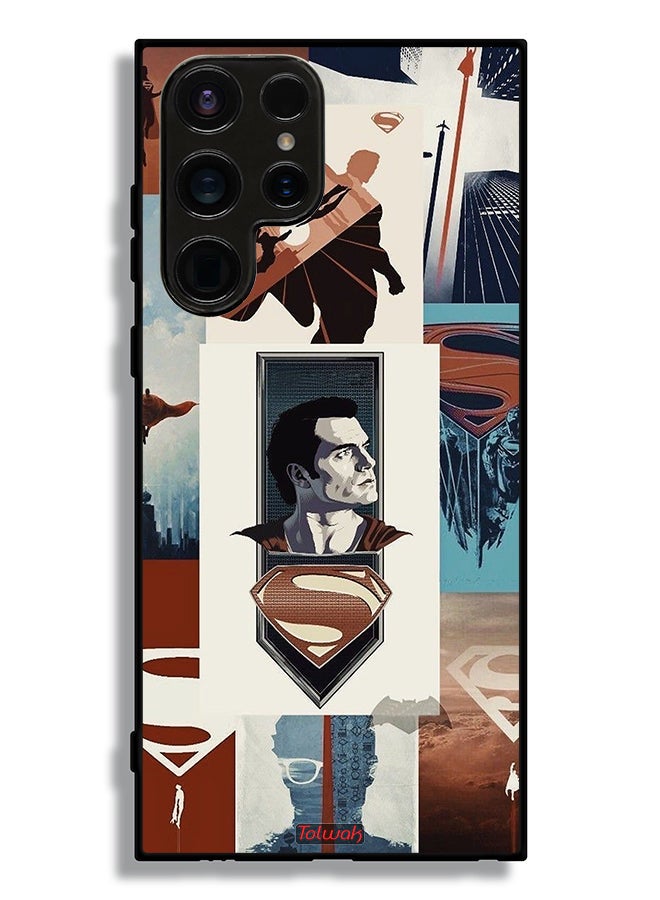 Tolwak Samsung Galaxy S23 Ultra 5G Protective Case Cover Superman Art - Image 3