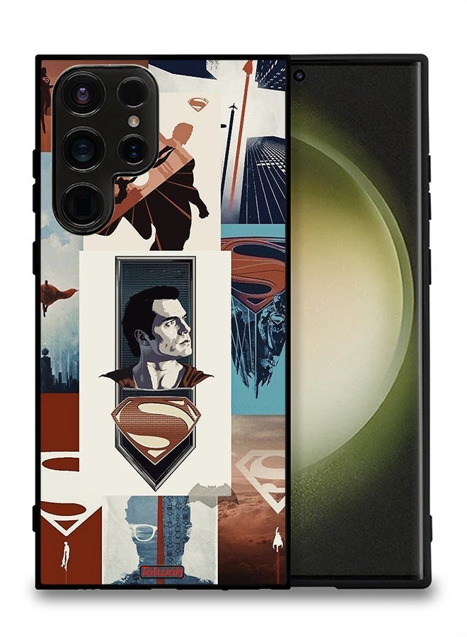 Tolwak Samsung Galaxy S23 Ultra 5G Protective Case Cover Superman Art - Image 2