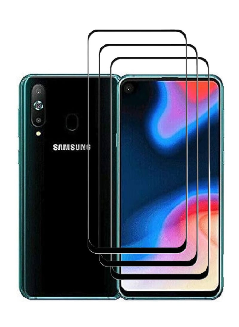 AINA 3 Pieces Tempered Glass Screen Protector 5D Designed For Samsung Galaxy A8s Full Glue Edge to Edge Full Screen Coverage And Bubble Free - Image 1