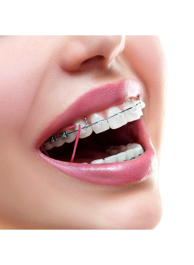 Annhua 500 حزمة من أربطة المطاط المرنة لطب الأسنان 4.5 أونصة 14 أربطة تقويم الأسنان المطاطية نيون للأقواس الفموية لأماكن الفراغات بين الأسنان، لتصفيف شعر الكلاب والتجعيدات والضفائر. - Image 5