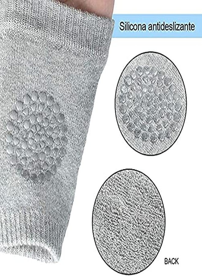 Tinytotem Baby Crawling Anti-Slip Knee Pads Toddler Elbow Protectors Guards Crawl Socks Leg Kneecap Warmers for Babies Protective Anti-Slip for Kids (3 Pair) - Image 2