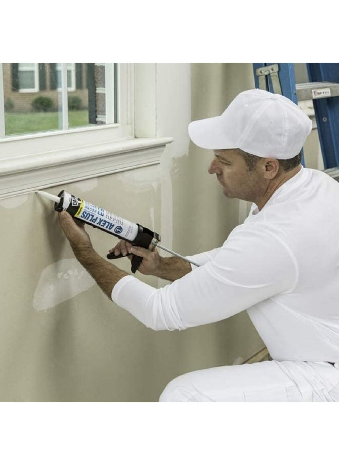 Dap - Alex Plus Acrylic Latex Caulk Plus Silicone Sealant White 300 ml 18152 - Image 1
