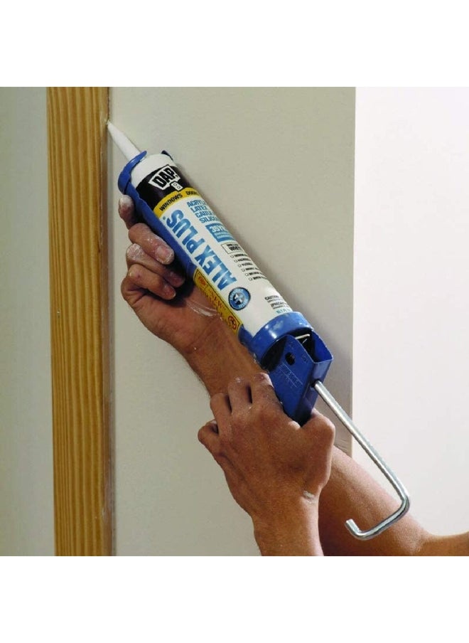 Dap - Alex Plus Acrylic Latex Caulk Plus Silicone Sealant White 300 ml 18152 - Image 1
