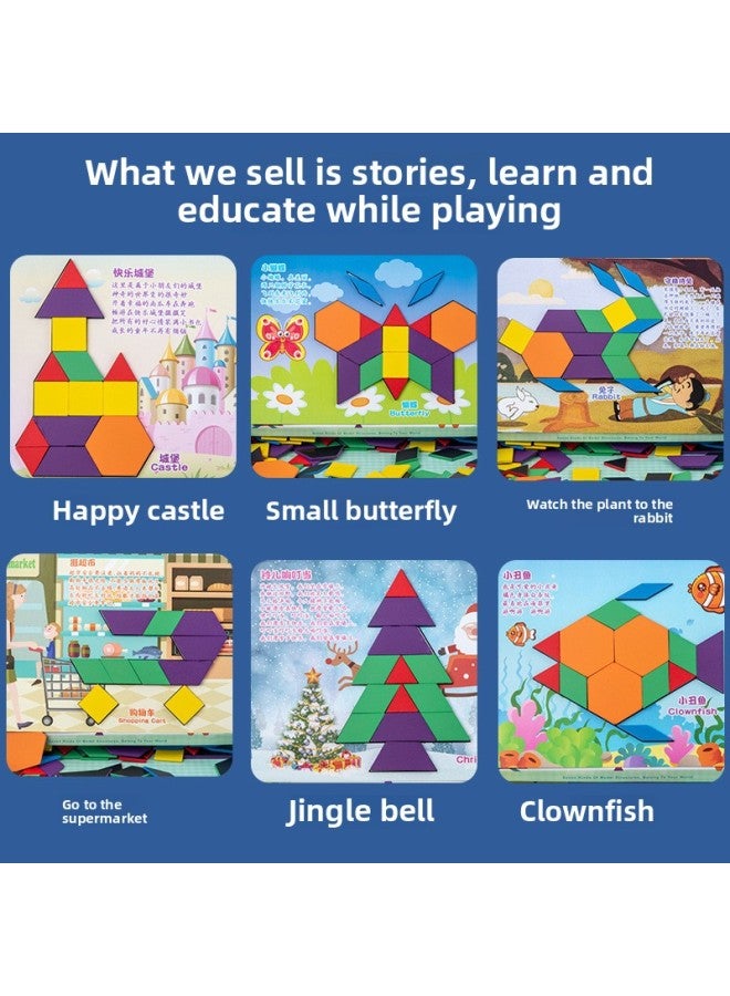 Little Red Book Recommend Children's Early Education Puzzle Magnet Book Geometric Figure Teaching Aids Scene Magnetic Stickers Puzzle Game-Color:kk-letter Magnetic Pairing Paste 0.41kg - Image 3