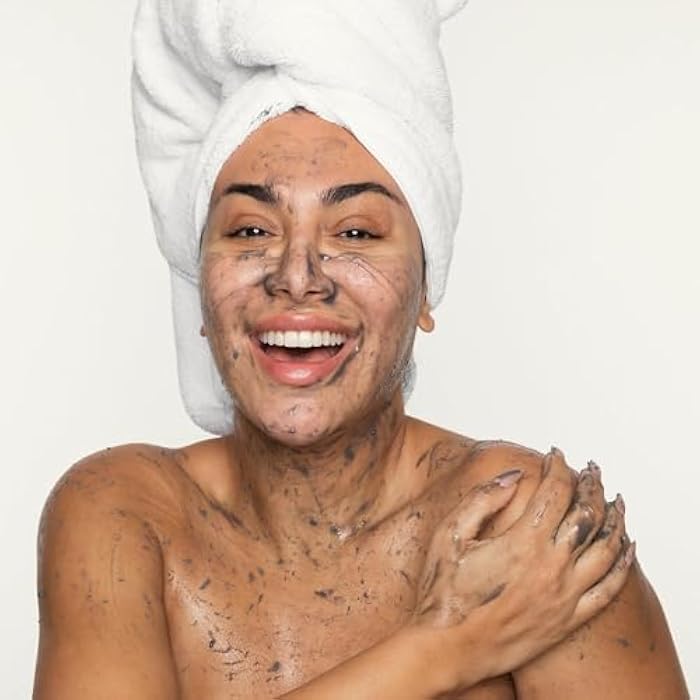 Wishful Yo Detox Charcoal Face & Body Enzyme Scrub 3.38 oz/ 100 mL - Image 4