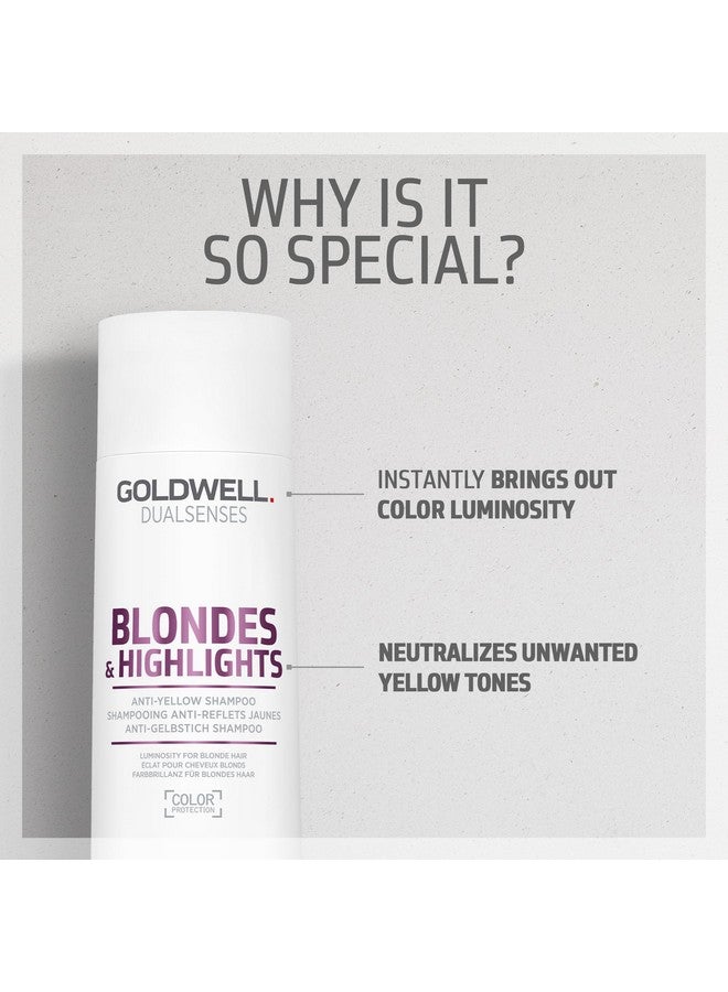 Goldwell Dualsenses Blondes & Highlights Anti-Yellow Shampoo 300mL - Image 3