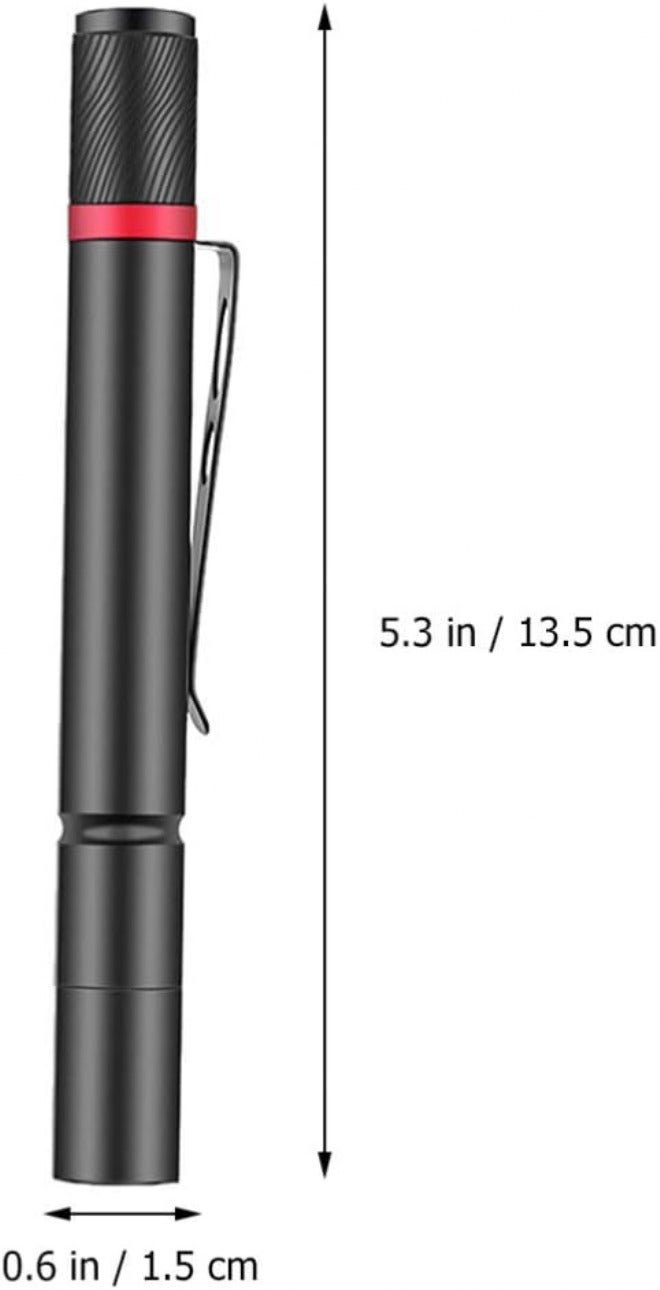 OSALADI Portable Mini Led Flashlight Clip Brightness Modes Design for Camping Emergency Night Reading and Outdoor Use - Image 2