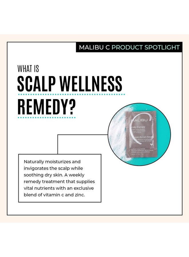 Malibu C Mini Malibu Rehab Scalp Wellness Contains 2 Hair Remedy Packets Vitamin Infused Deep Conditioner For Hair Health Scalp Rejuvenating Hair Care - Image 5