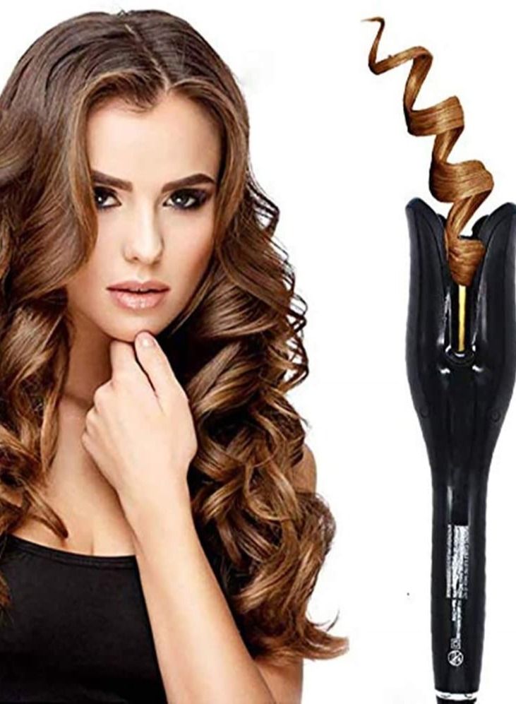 Automatic Ceramic Rotating Hair Curler, Professional Air Spin N Curl Hair Curler for All Hair Types, LCD Digital Display - Image 3