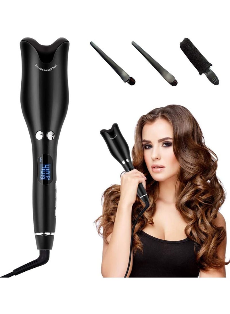 Automatic Ceramic Rotating Hair Curler, Professional Air Spin N Curl Hair Curler for All Hair Types, LCD Digital Display - Image 1