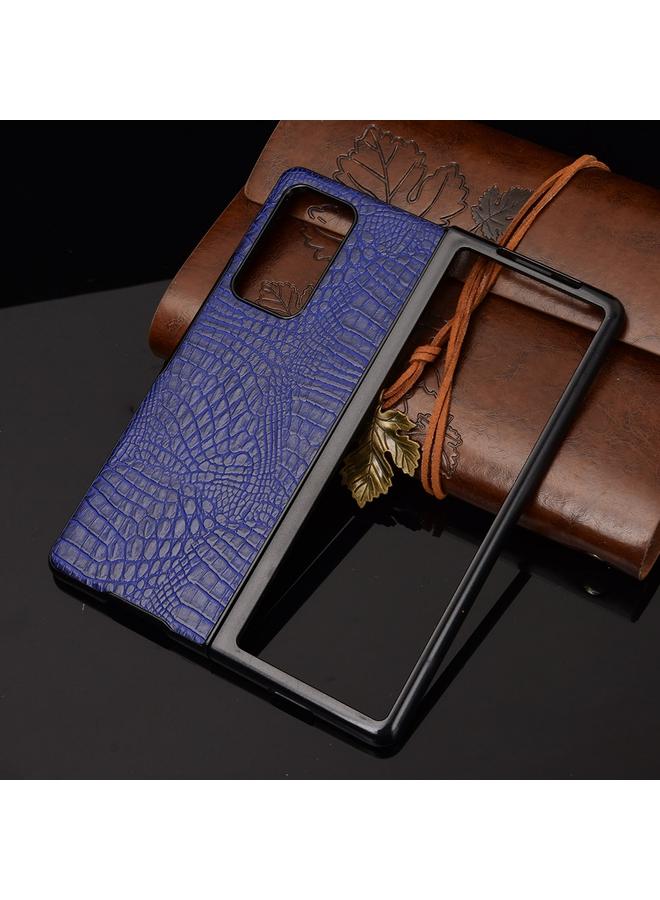 إيروريكس جراب لهاتف Samsung Galaxy Z Fold2 / Z Fold2 5G مقاوم للصدمات من جلد التمساح PC + جراب من البولي يوريثان - Image 3