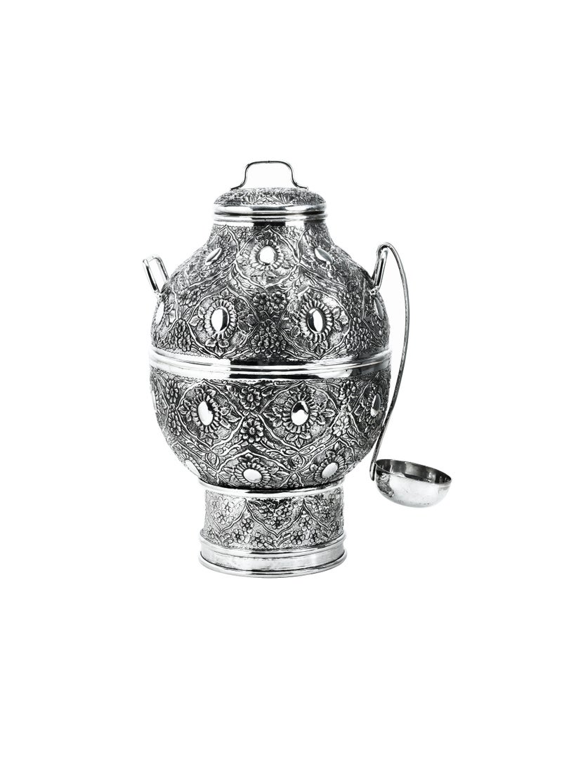 أوديسي وعاء فول فخم مصنوع من فضة خالصة (DSC6949) - Image 4