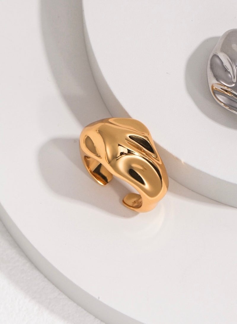 Irregular Surface Openback Ring - Image 2