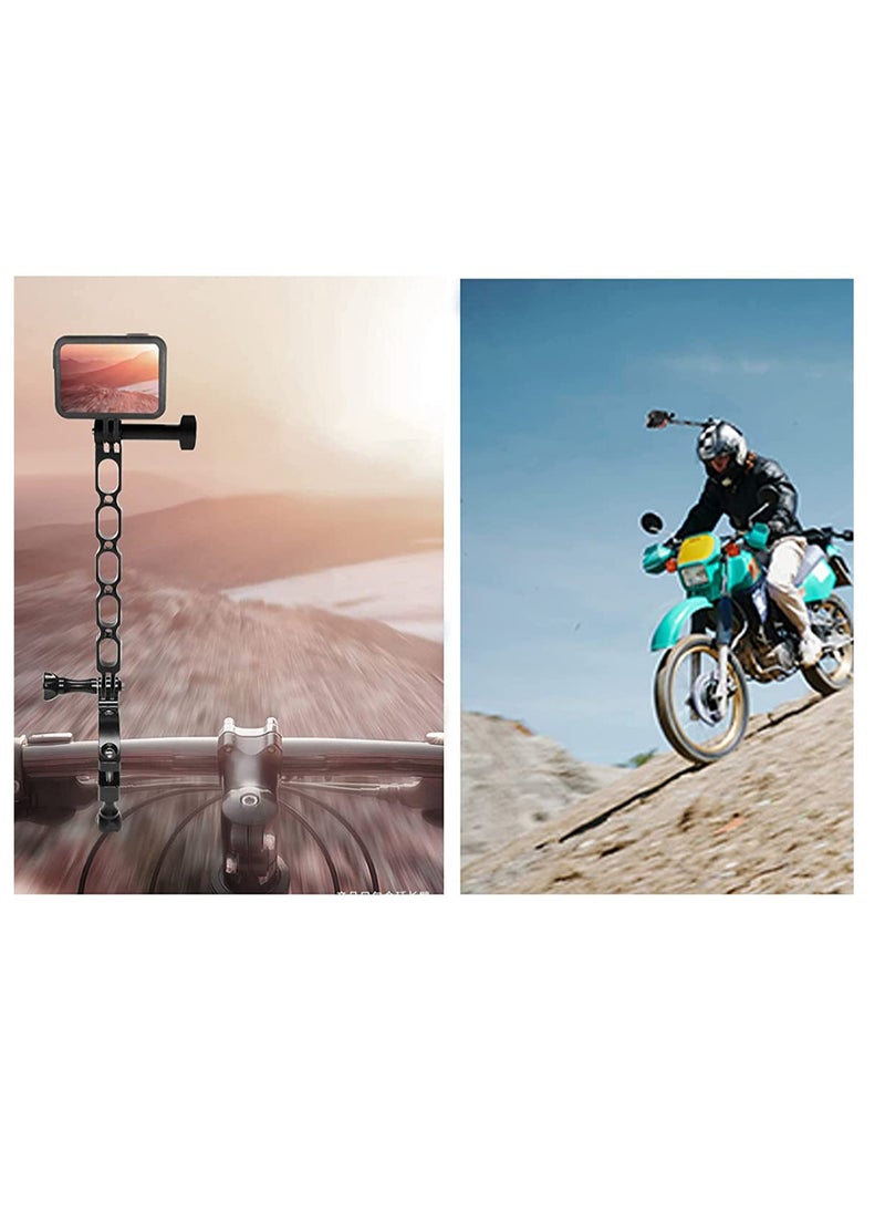 SYOSI - Extension Arm Mount for Gopro, Aluminum Alloy Helmet Stick Kit with a Standard 1/4 Hole Metal Pole Accessories Insta360 One X3/X2/X/R, Go 2 and DJI Osmo GoPro Hero - Image 1