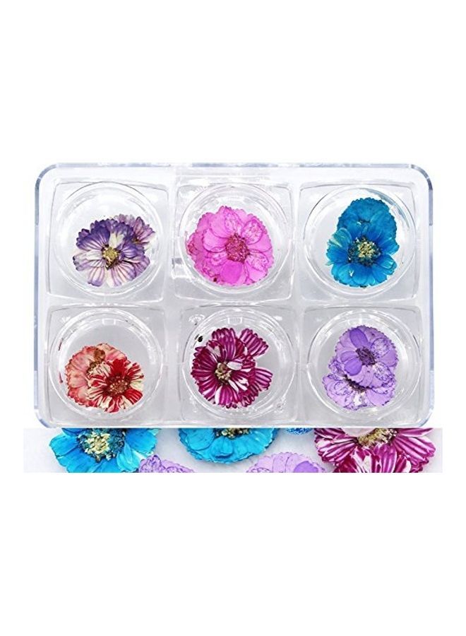 NIBEMINENT 6 Colours Nail Art Dried Flower Multicolour - Image 1