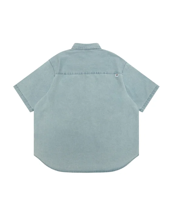 ايه ايه بي إي AAPENOW denim short sleeve shirt