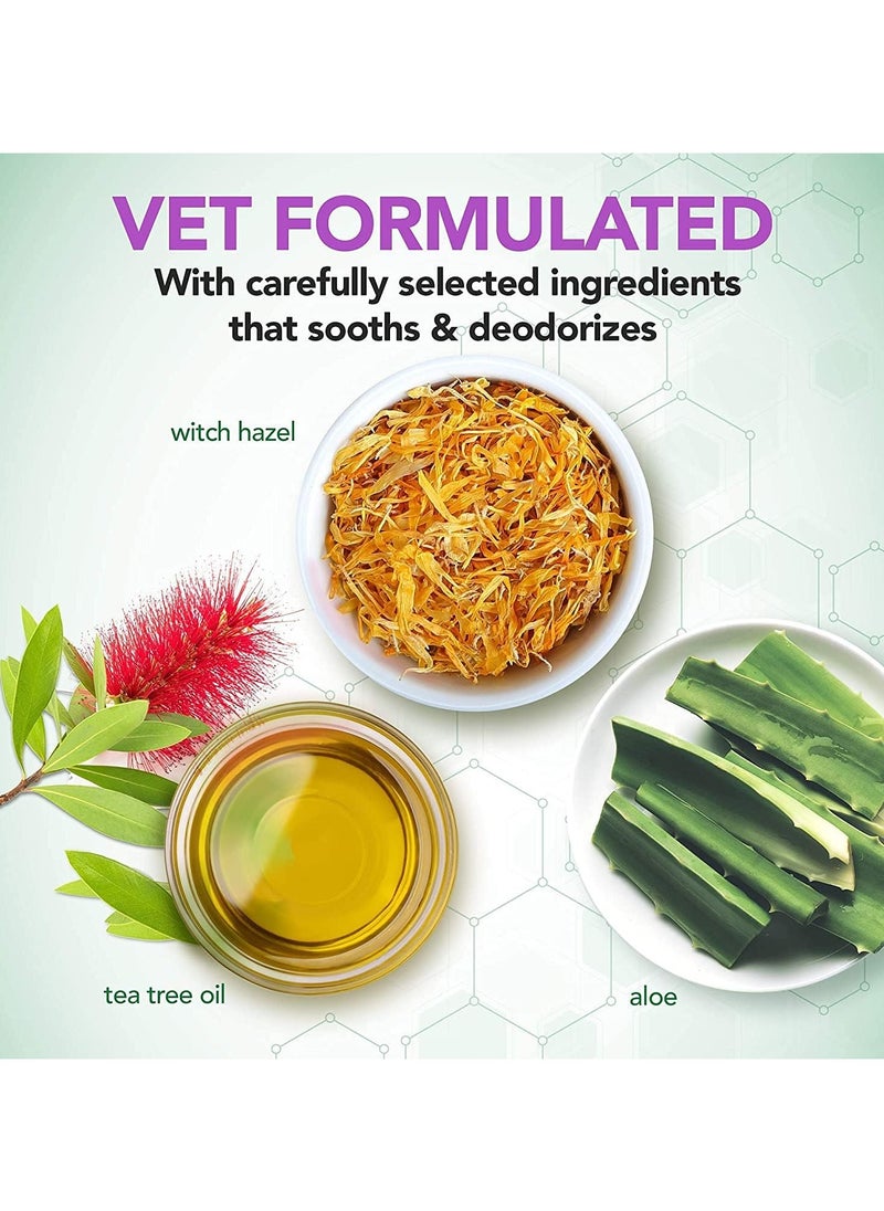 Vet's Best Ear Relief Finger Wipes Ear Cleansing Finger Wipes for Dogs Sooths and Deodorizes 50 Disposable Wipes  - Image 4