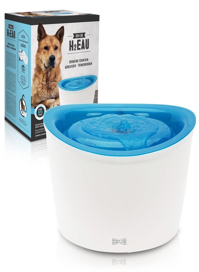 Dogit Zeus Fresh & Clear Elevated Dog and Cat Water Dispenser, Large Drinking Water Fountain with Purifying Filter, 6L Capacity, 1 Count (Pack of 1) - Image 1