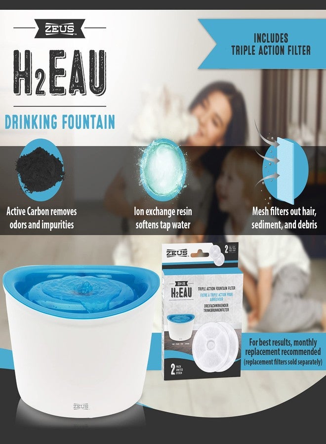 Dogit Zeus Fresh & Clear Elevated Dog and Cat Water Dispenser, Large Drinking Water Fountain with Purifying Filter, 6L Capacity, 1 Count (Pack of 1) - Image 5