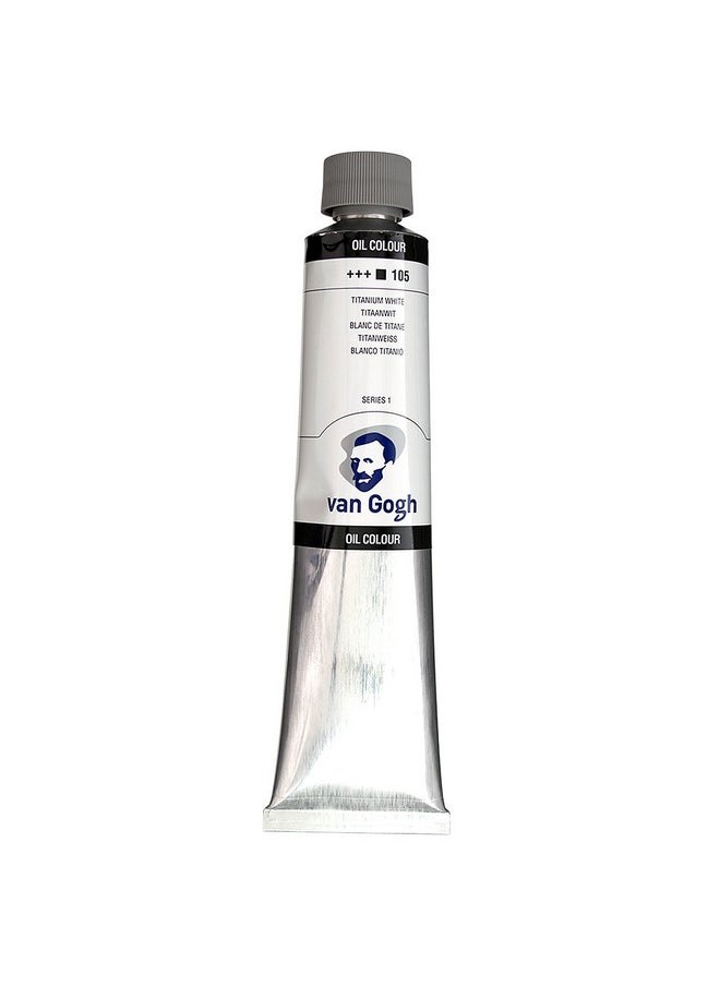 Van Gogh Oil Color Paint 200Ml Tube Titanium White 105  - Image 1