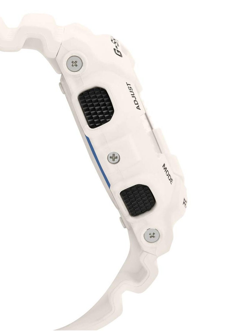 CASIO - Men's G-Shock GA-100B-7A White Resin Quartz Watch - Image 1