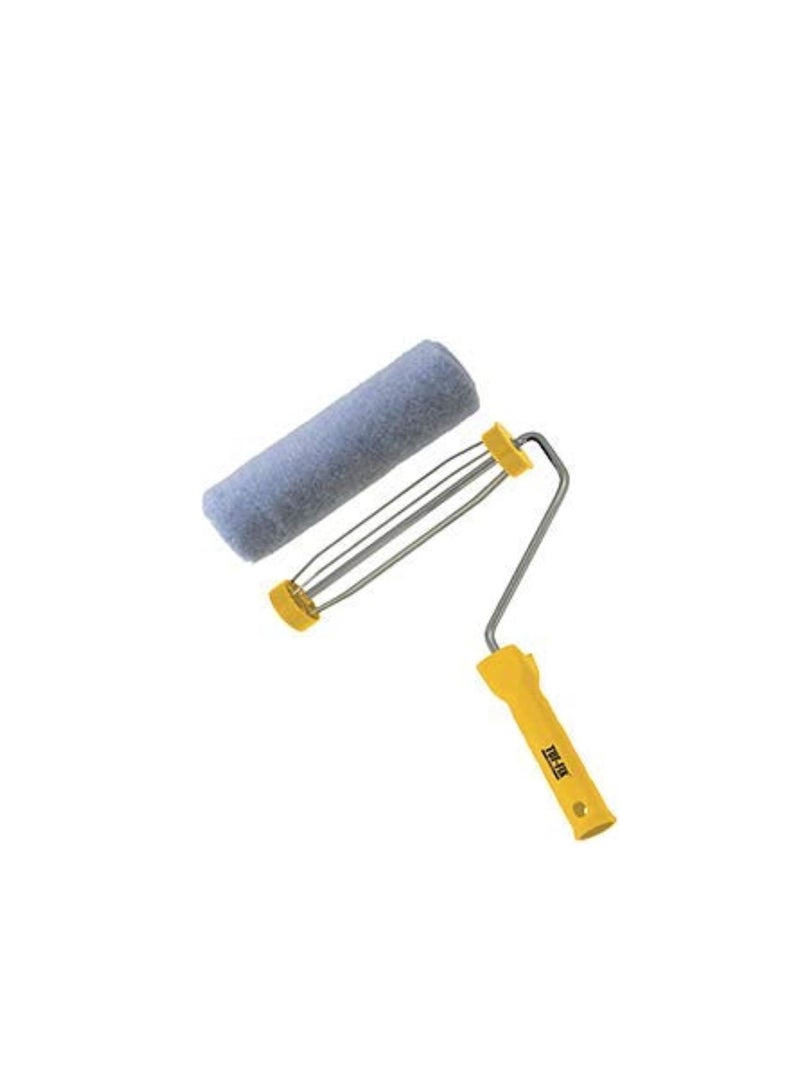 Pvc Handle Cage Roller With Blue Polyester Refill