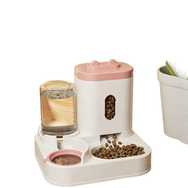 Automatic Feeder Pet Bowl with Indoor Feeding Home Feeding Accessory Pet Food Bowl Routine Feeding Daily Feeding - Image 2