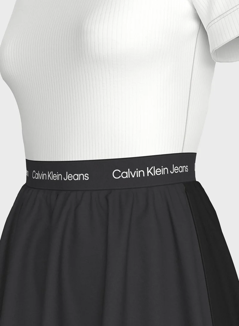 Calvin Klein Jeans Panel Waistband Dress